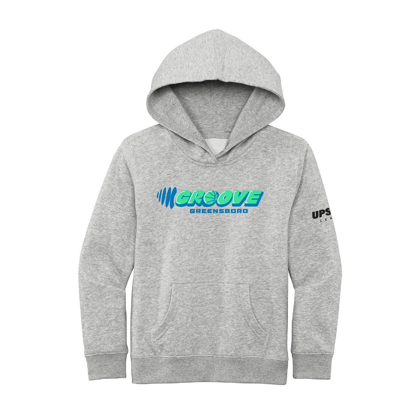Greensboro Groove Youth District Gray Hooded Sweatshirt