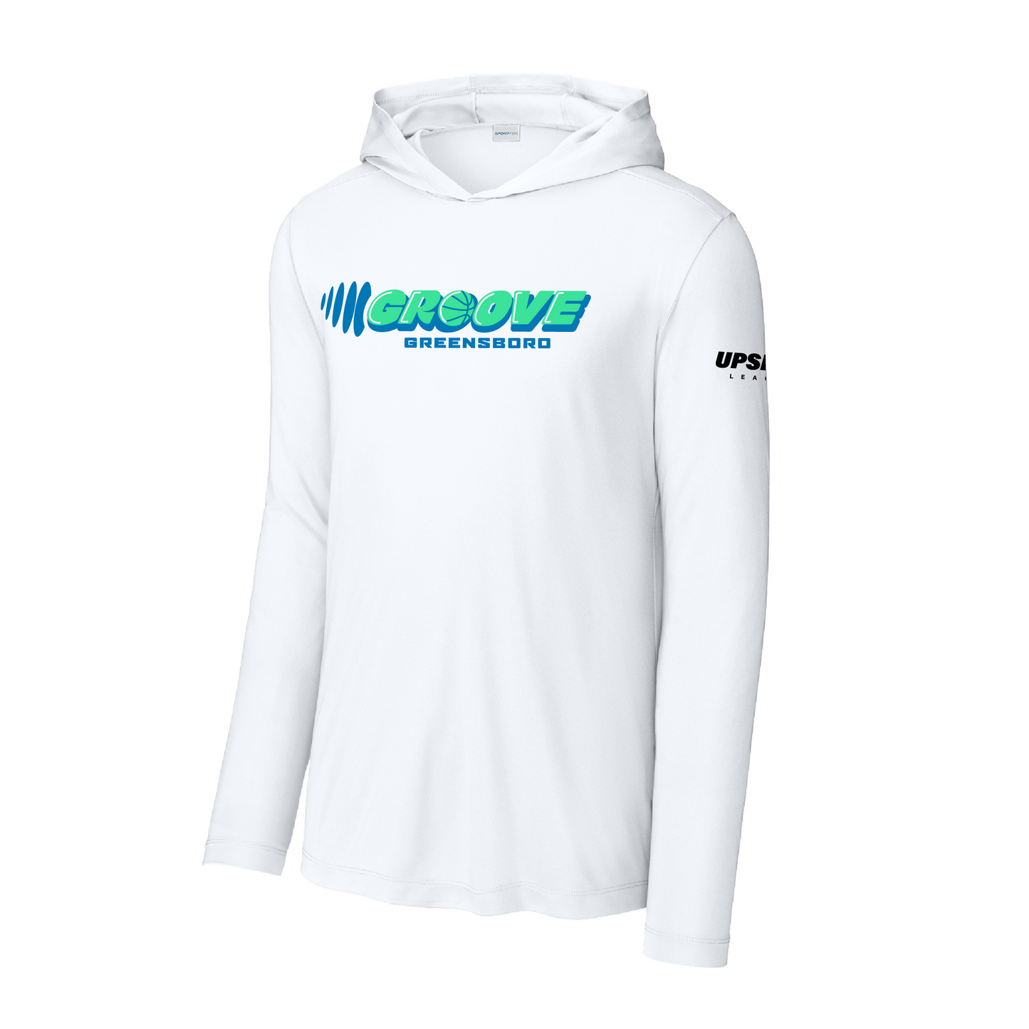 Greensboro Groove Performance Logo L/S Hooded Shirt