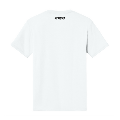Greensboro Groove District White Triblend Logo Tee