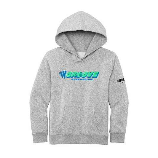 Greensboro Groove Youth District Gray Hooded Sweatshirt