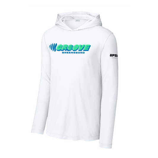 Greensboro Groove Performance Logo L/S Hooded Shirt